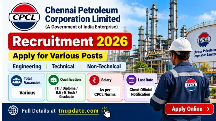 Chennai Petroleum Corporation Limited Recruitment 2026