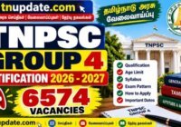 TNPSC Group-4 Notification 2026-2027 Out Now