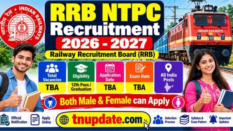 RRB NTPC Recruitment 2026-2027